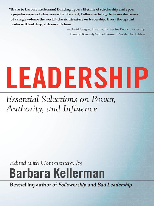 Title details for Leadership by Barbara Kellerman - Available